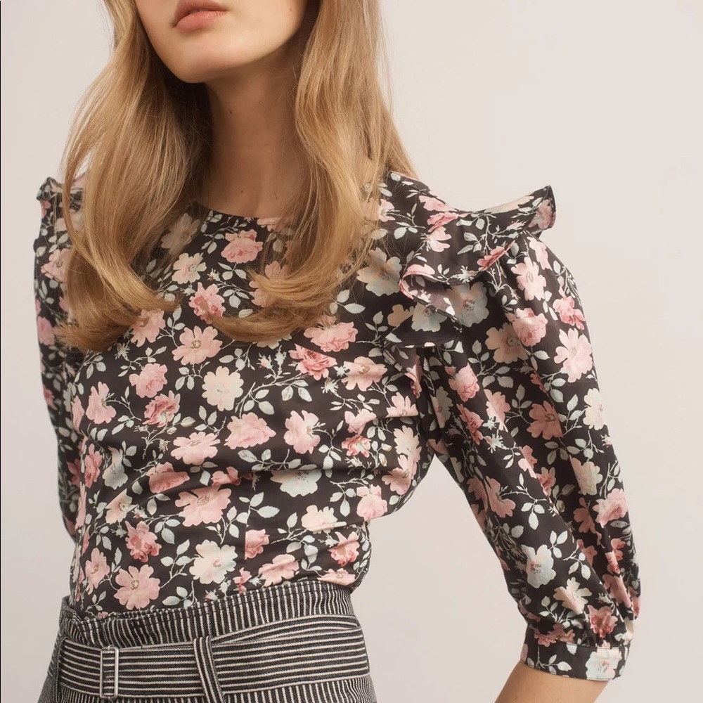 Rebecca Taylor la vie poplin blouse